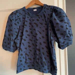 Clare V. Puff Sleeve Sweatshirt